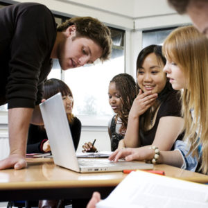 Kids in a classroom